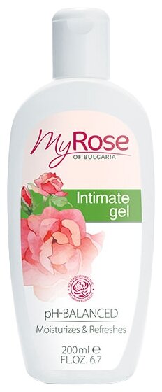 My Rose of Bulgaria Гель для интимной гигиены Intimate Gel, бутылка, 250 г, 200 мл