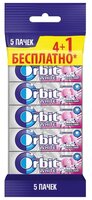 Жевательная резинка Orbit Bubblemint с микрогранулами, без сахара 5 шт.