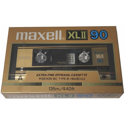 Аудиокассета Maxell XLII 90 TYPE II HIGH(CrO2)