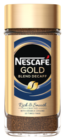 Кофе растворимый Nescafe Gold Blend Decaff без кофеина, стеклянная банка 200 г