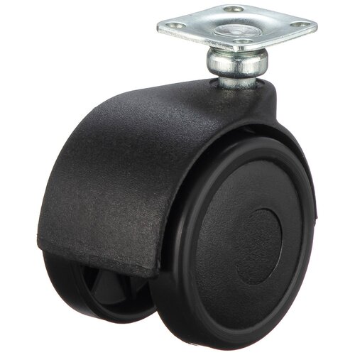 Комплект мебельных колес Tellure Rota 341201 из 4-х поворотных опор, диаметр 45мм, грузоподъемность 30кг, полипропилен