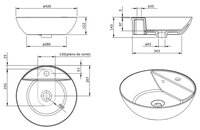 Раковина 42 см Sanindusa Sanlife 136770 белый