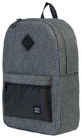 Рюкзак Herschel Heritage 21.5 grey/black (raven crosshatch/black rubber)