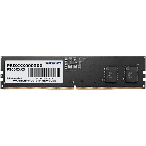 Оперативная память Patriot Memory SL 8 ГБ (8 ГБ x 1 шт.) DDR5 5200 МГц DIMM CL42 PSD58G520041