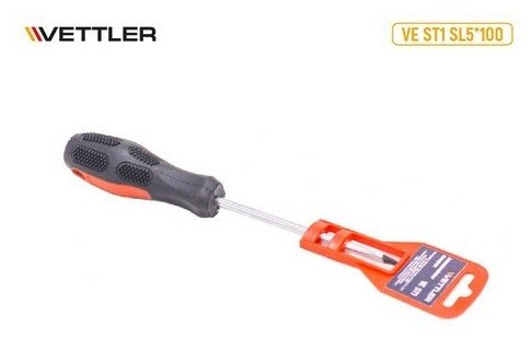 VETTLER Отвертка шлицевая SL5х100 мм (VETTLER)