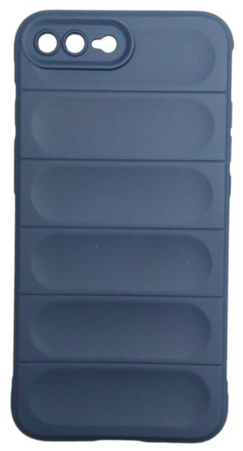 Чехол для iPhone 7 Plus 8 Plus айфон 7+ 8+ противоударный с высоким бортом синий
