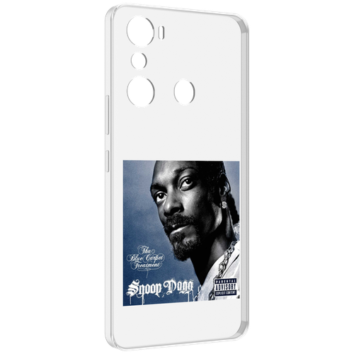 Чехол MyPads Snoop Dogg THA BLUE CARPET TREATMENT для Infinix Hot 20i задняя-панель-накладка-бампер