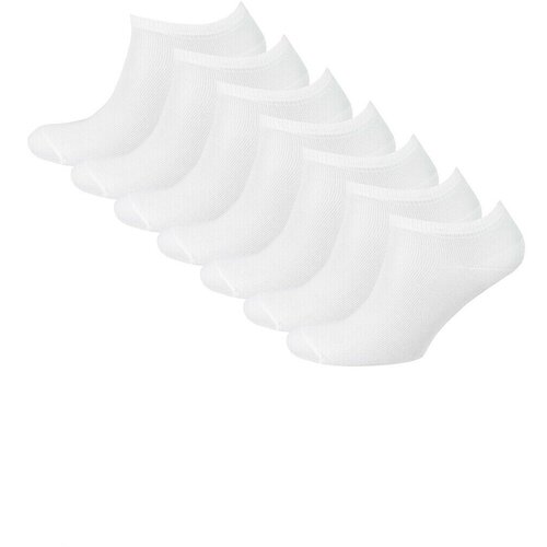 Носки для мальчиков Status укороченные, 7 пар, цвет белый, размер 22-24