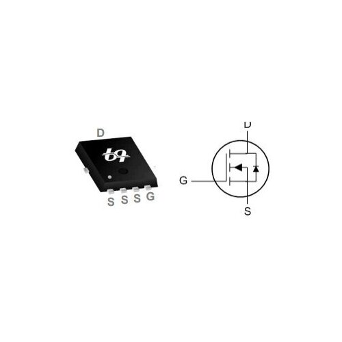 Микросхема QM3004M3 N-Channel MOSFET 30V 46A PRPAK3X3