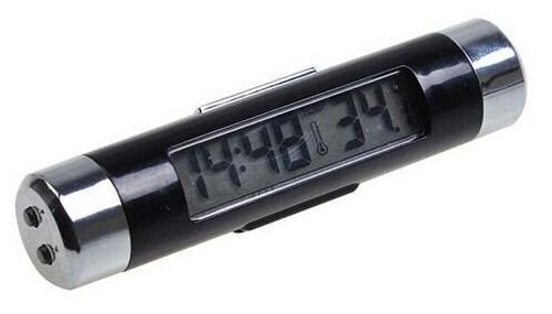 Термометр часы автомобильные OT-CLC01 - фотография № 1