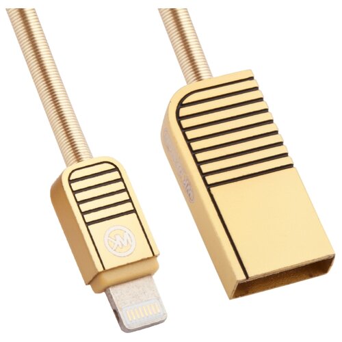 фото Кабель WK Lion USB - Apple Lightning (WDC-026) 1 м золотой