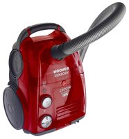 Пылесос Hoover TC 5235 011 SENSORY прозрачный красный