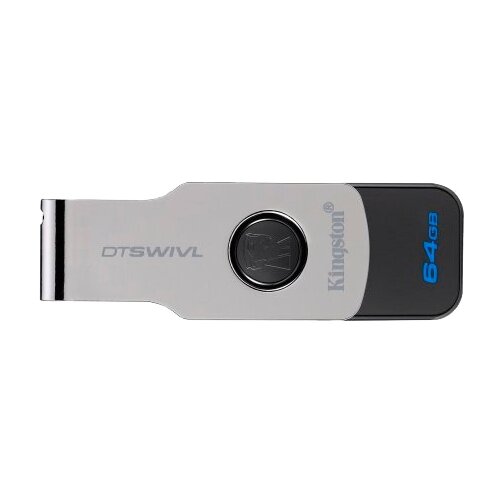 фото Флешка Kingston DataTraveler Swivl 64GB черный