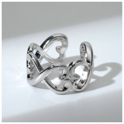 фото Кольцо queen fair, безразмерное, серебряный