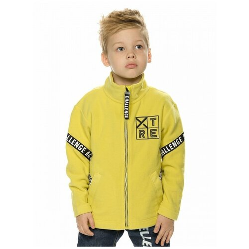 фото Толстовка pelican, размер 3, зеленый, желтый