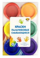 ABtoys Пальчиковые краски смывающиеся 6 цветов х 22 мл (A2752)