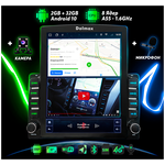 Магнитола процессорная на Android (CarPlay, Android Auto, DSP, GPS, Wi-Fi, 4G, слот SIM-карты, 2/32 Гб, 8 ядер) Dolmax Tesla DSP - изображение