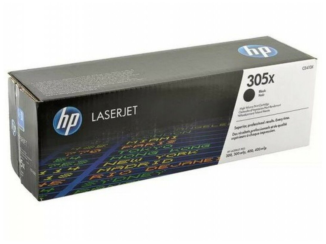 HP CE410X (305X) картридж черный (4000 стр.)