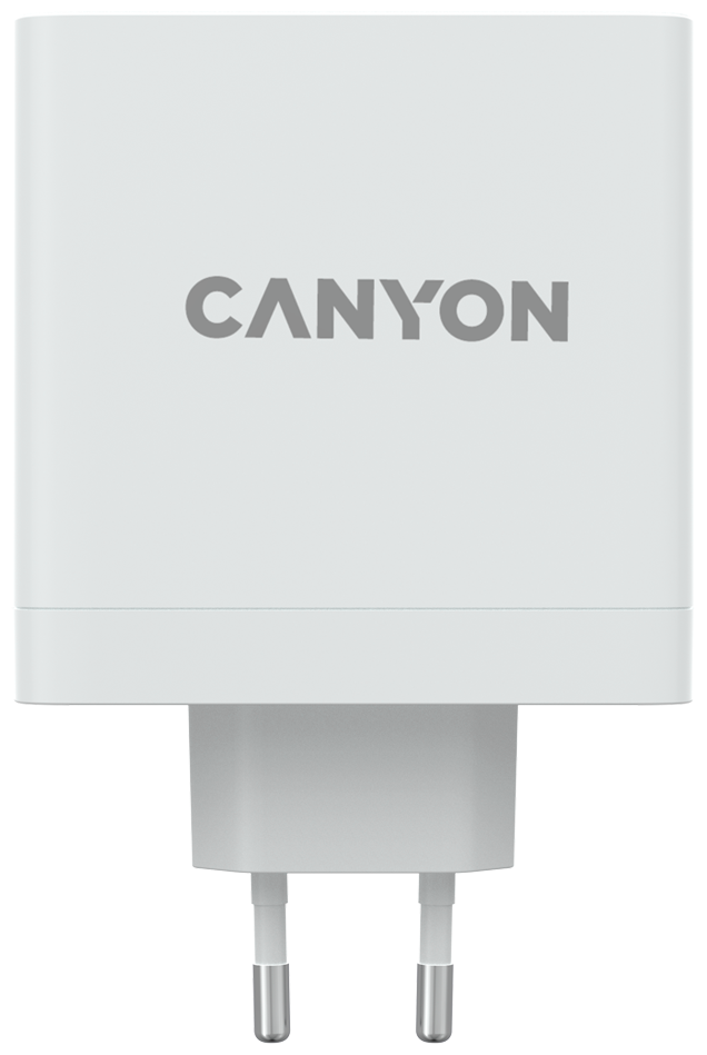 Сетевой адаптер Canyon CND-CHA140W01 с QC3.0 30W + PD GAN 140W, white - фото №2