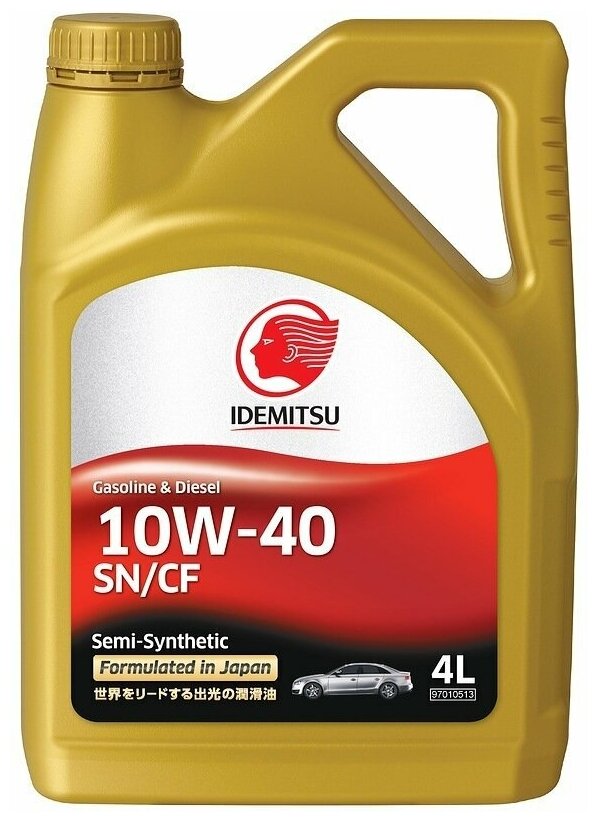 Моторное масло IDEMITSU SEMI-SYNTHETIC SN/CF 10W40