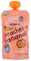 Пюре Ella's Kitchen Супернежное пюре персики + бананы (с 6 месяцев) 99 г, 1 шт