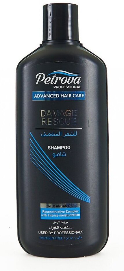 Шампунь профессиональный от повреждений Petrova Advanced Hair Care Damage Rescue, 400 мл