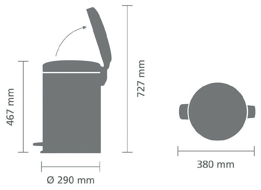 Бак для мусора Brabantia - фото №5