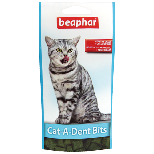 фото Лакомство для кошек Beaphar Cat-A-Dent Bits, 35г