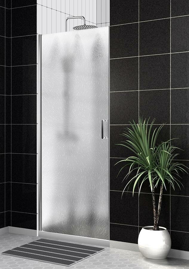 Душевая дверь в нишу BelBagno стекло рифленое - фото №10