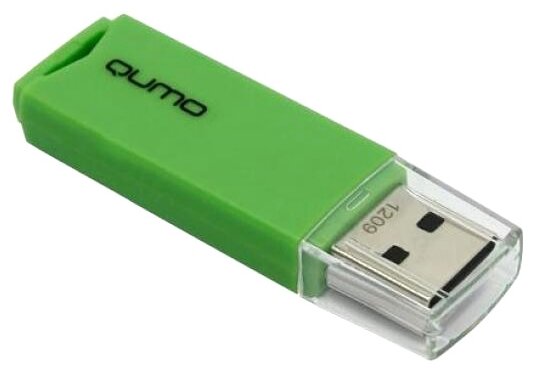 Флешка Qumo Tropic 32 Гб usb 2.0 Flash Drive - зелёный