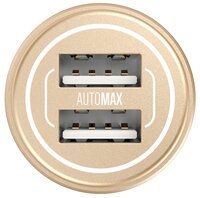 Автомобильная зарядка Dotfes B05 + USB Type-C красный