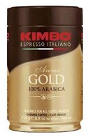 Кофе молотый Kimbo Aroma Gold Arabica жестяная банка 250 г