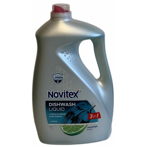 Средство для мытья посуды Novitex 3.6л с ароматом лимона