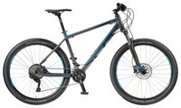 Горный (MTB) велосипед KTM Ultra Flite 27.20 (2018) steelgrey matt/black/process blue 19" (требует ф