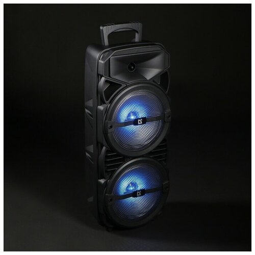 Портативная колонка Defender Boomer 30 30Вт 1200мАч BT FM USB microSD AUX подсветка 1327000₽