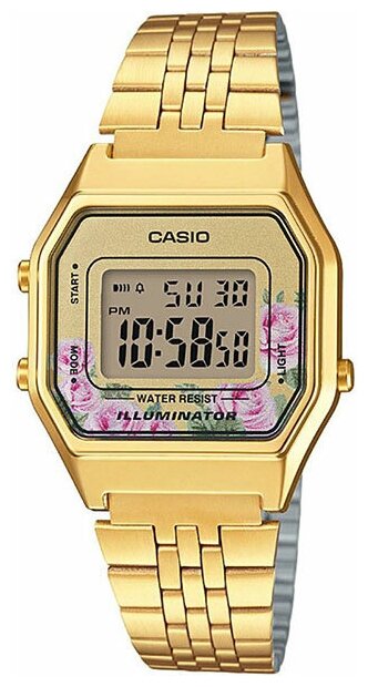 Наручные часы CASIO Vintage LA680WGA-4C, золотой