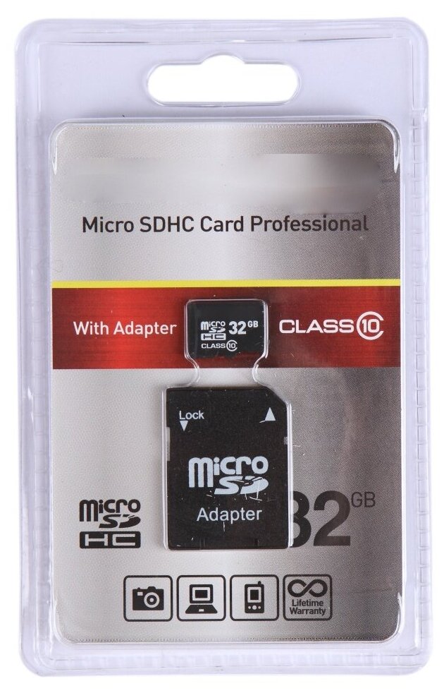 Карта памяти 32GB Exployd microSDHC Class 10 + SD адаптер - фото №9