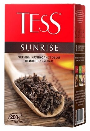 Чай черный листовой Tess Sunrise, 200 г