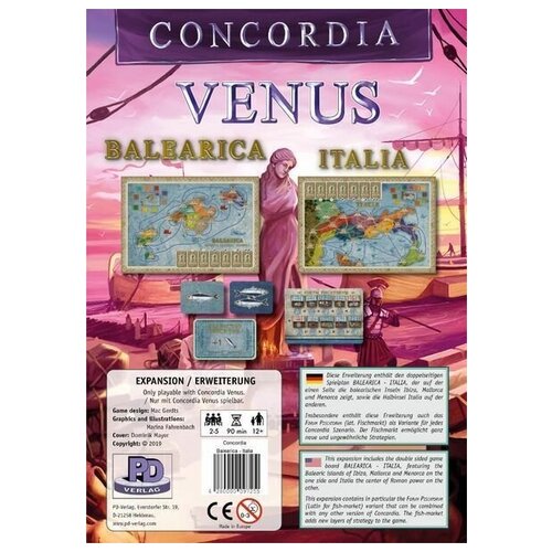 фото Дополнение для настольной игры rio grande games - concordia venus balearica - italia - на английском языке