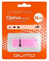 Флешка Qumo Optiva OFD-02 16Gb розовый