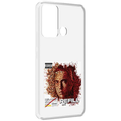 Чехол MyPads Eminem RELAPSE, REFILL для Infinix Hot 12i задняя-панель-накладка-бампер чехол mypads eminem relapse refill для infinix note 12 pro 4g x676b задняя панель накладка бампер