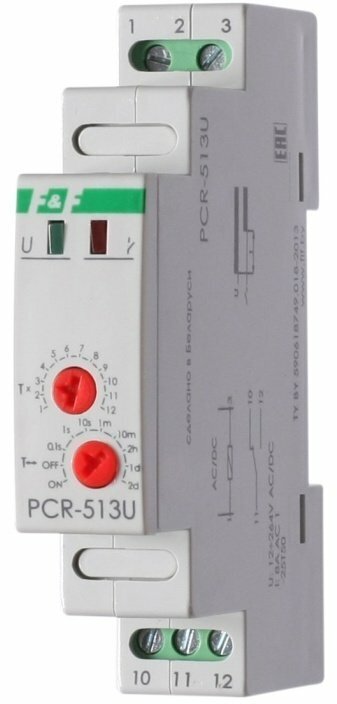 Реле времени PCR-513U задержки включения ЕА02.001.004