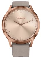 Часы Garmin Vivomove HR Premium розовое золото/бежевый