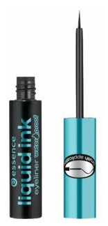 Essence подводка для глаз liquid ink eyeliner wp черная водостойкая