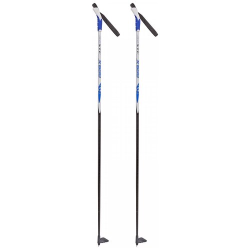 Палки лыжные STC 145 см X600 Blue 100% стекловолокно