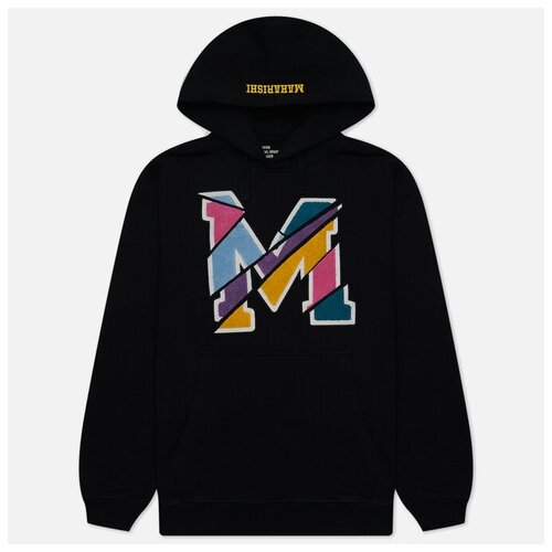 Мужская толстовка maharishi MA23 Embroidered Hoodie чёрный, Размер S