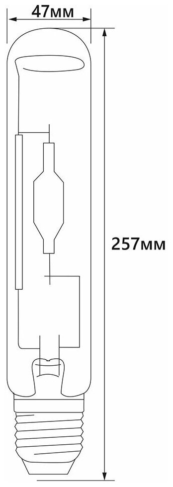 Лампа металлогалогенная, 400W E40 4000K, HID4 арт. 05018