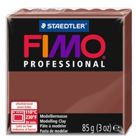 Полимерная глина FIMO Professional запекаемая 85 г шоколад (8004-77)