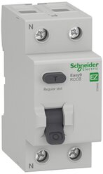 Дифференциальный выключатель (УЗО) Schneider Electric Easy 9, 2P, 25А, 30мА, AC, 4,5kA EZ9R34225