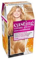 L'Oreal Paris Casting Creme Gloss Стойкая краска-уход для волос, 210, Черный Перламутровый